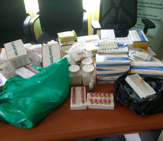 Drugs worth 63 million shillings impounded in refugee camp. Unlicensed clinics and non qualified health providers are behind it.